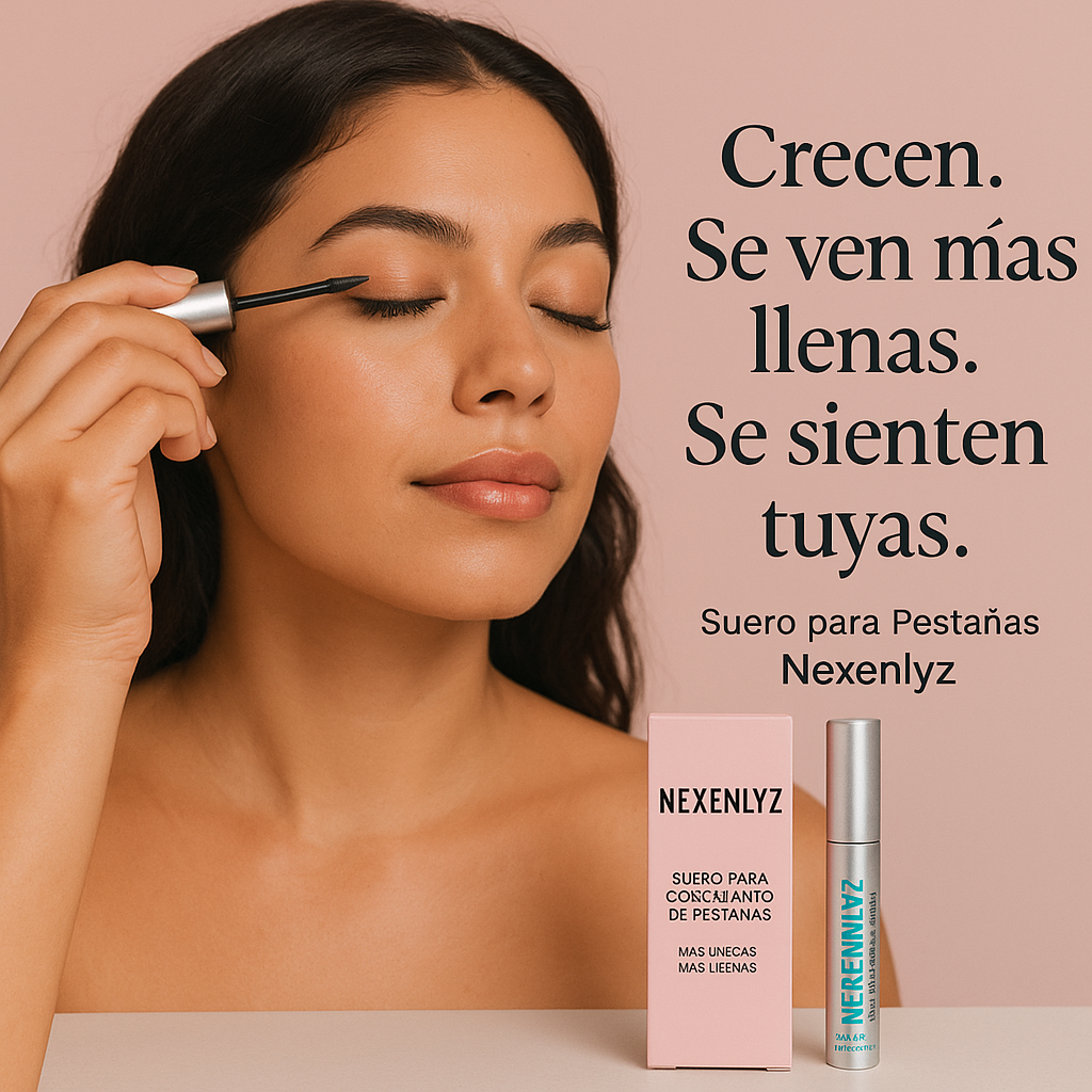 Nexenlyz™ – Suero para Pestañas Largas y Naturales